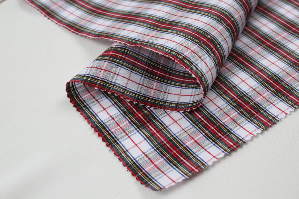Light Cotton Poplin - Checks - 11 Variants Available-Fabric-FabricSight