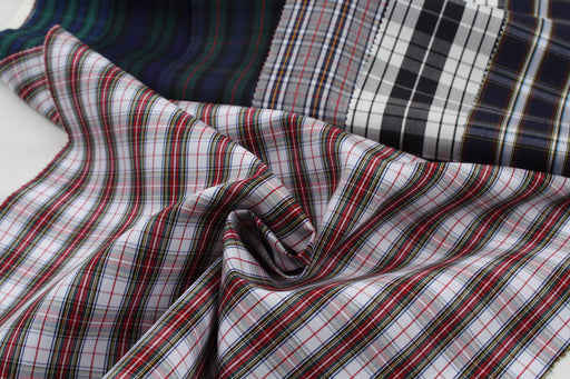 Light Cotton Poplin - Checks - 11 Variants Available-Fabric-FabricSight