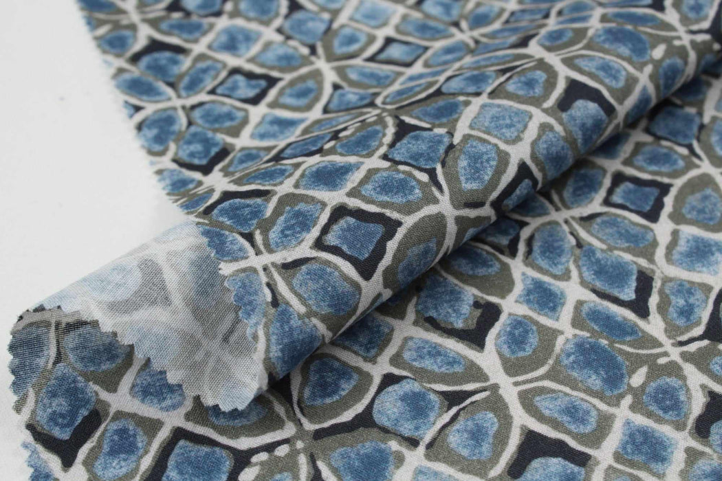 Light Cotton Voile - Batik Digital Print - 4 Variants Available-Fabric-FabricSight