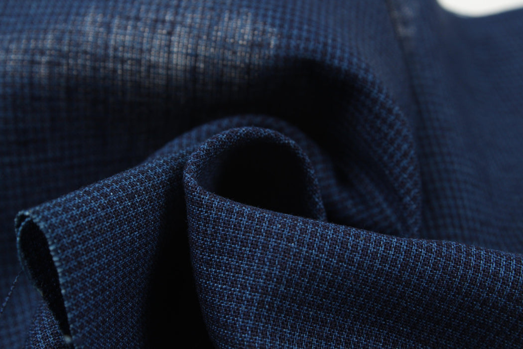 Linen Cotton Chambray Denim for Shirting-Fabric-FabricSight