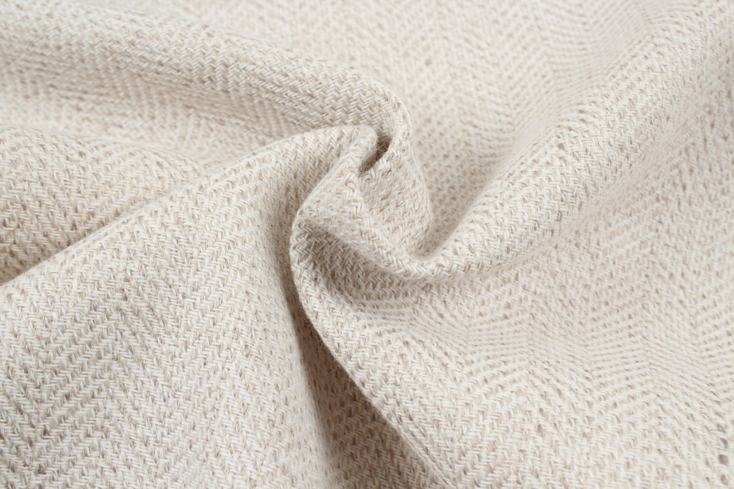 Linen Cotton Herringbone-Fabric-FabricSight