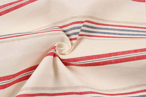 Linen Cotton Shirting - Stripes-Fabric-FabricSight