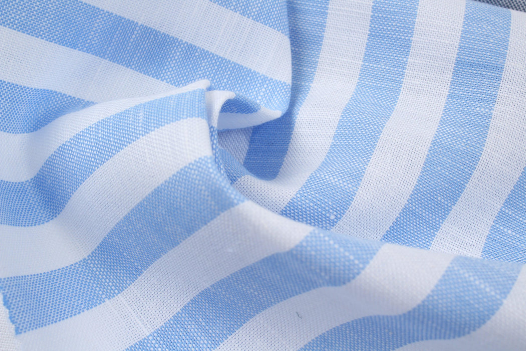 Linen Cotton Stripes - 5 colors-Fabric-FabricSight