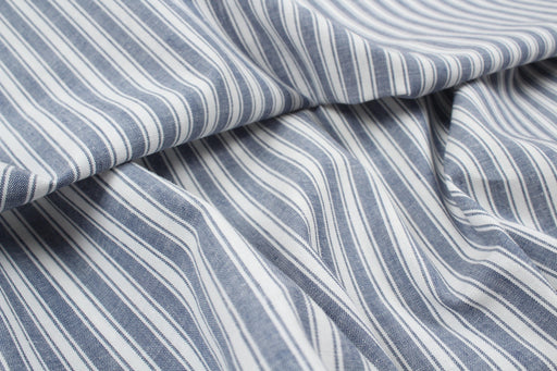 Linen Cotton for Shirts - Stripes-Fabric-FabricSight