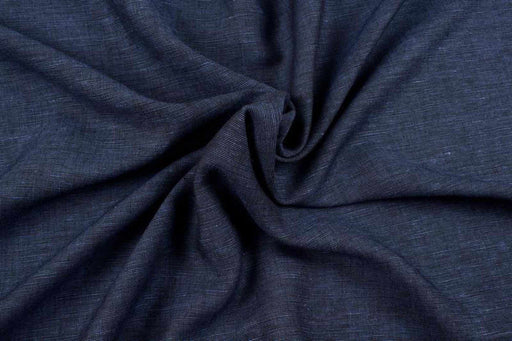 Linen Wool for Bottoms - Melange Blue-Fabric-FabricSight