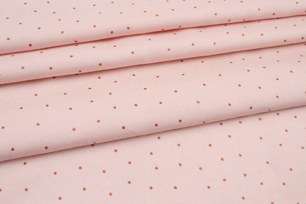 Luxury Viscose Twill - Printed Dots - 7 colors available-Fabric-FabricSight