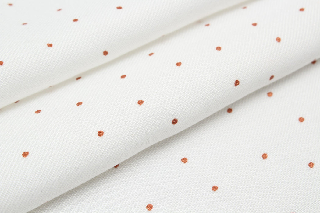Luxury Viscose Twill - Printed Dots - 7 colors available-Fabric-FabricSight