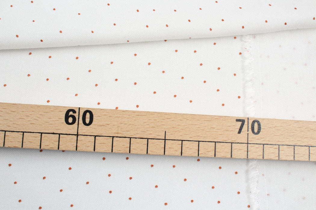 Luxury Viscose Twill - Printed Dots - 7 colors available-Fabric-FabricSight