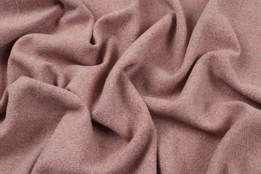 Melange Effect Recycled Wool for Outwear-Fabric-FabricSight