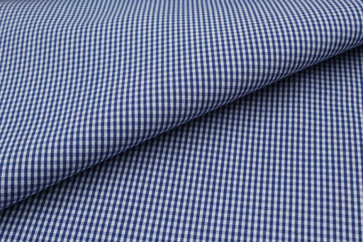 Micro-Vichy Poplin - BCI Cotton - 5 colors stock service-Fabric-FabricSight