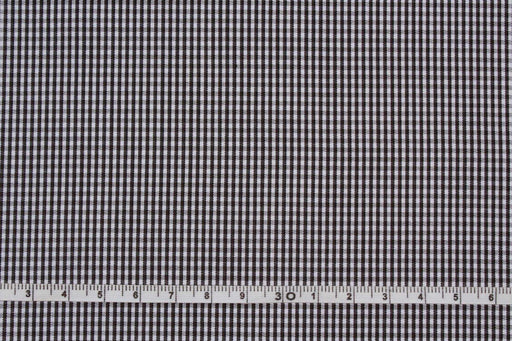 Micro-Vichy Poplin - BCI Cotton - 5 colors stock service-Fabric-FabricSight