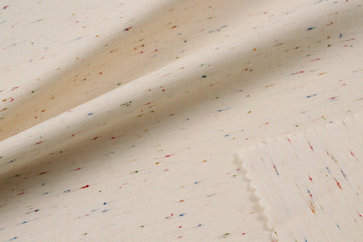 Multicolor Neps Cotton Canvas-Fabric-FabricSight