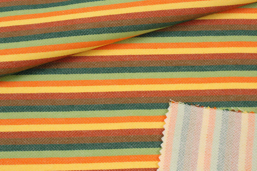 Multicolor Stripes Jacquard-Fabric-FabricSight