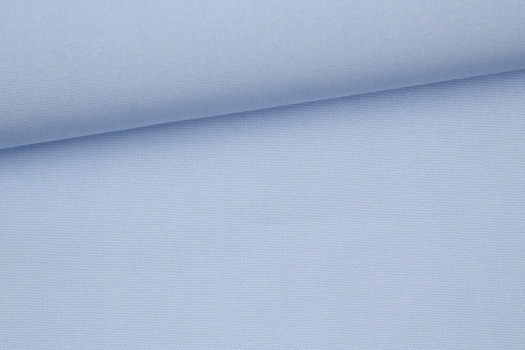 Non Iron Cotton Poplin 80/20 for Luxury Shirting - Blue (1.6 Mts Remnant)-Remnant-FabricSight