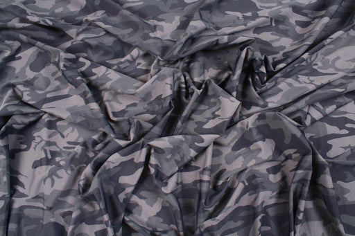 Nylon Spandex for Activewear - Camo print - Shiny (1.7 Mts Remnant)-Remnant-FabricSight