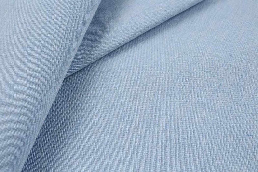 ORGANIC COTTON POPLIN - ANTI-BACTERIAL & HYDROPHOBIC FINISHING - Grey Melange-Fabric-FabricSight