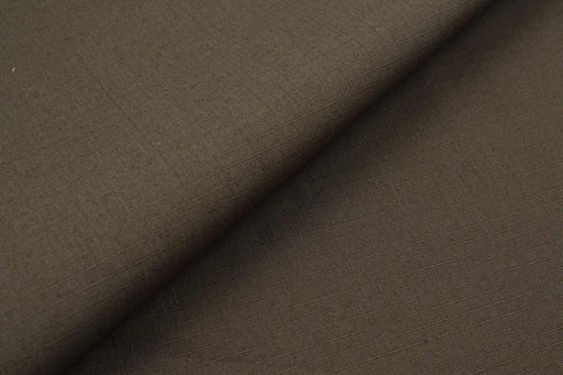Organic Cotton Stretch Ripstop Fabric for Jackets and Trousers - Khaki Remnant-Remnant-FabricSight