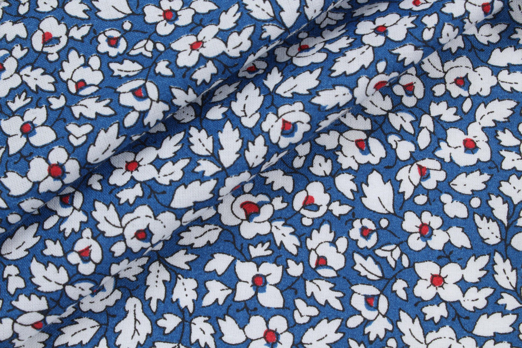 Organic Cotton Voile - Ditsy Floral Print (5 Designs Available)-Fabric-FabricSight