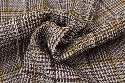 Poly Viscose Blend - Prince of Wales-Fabric-FabricSight