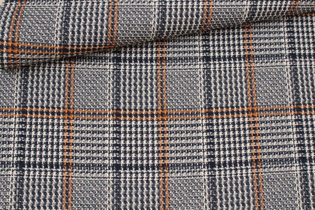Poly Viscose Blend - Prince of Wales-Fabric-FabricSight