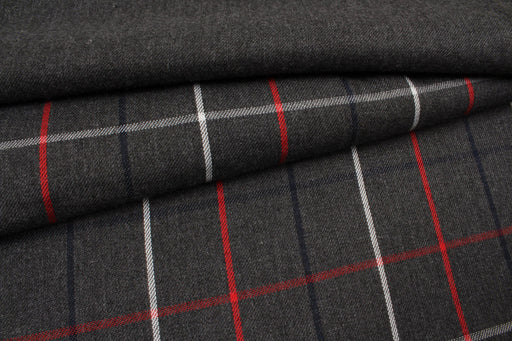 Poly Viscose Double Face - Checks-Fabric-FabricSight