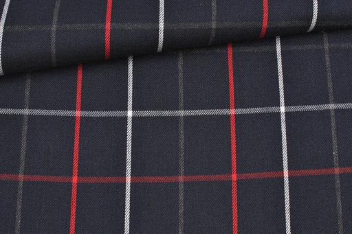 Poly Viscose Double Face - Checks-Fabric-FabricSight