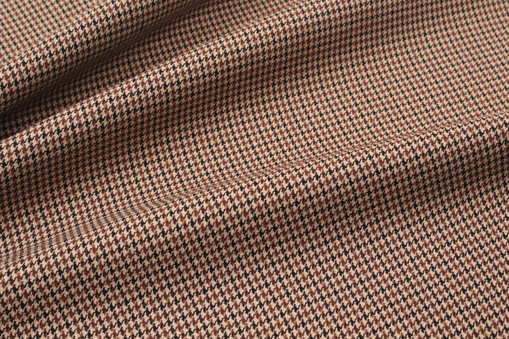 Poly Viscose - Houndstooth-Fabric-FabricSight