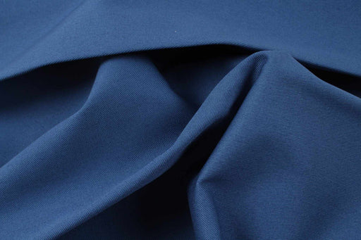Premium BCI Cotton Twill for Trousers - Blue (Remnant)-Remnant-FabricSight