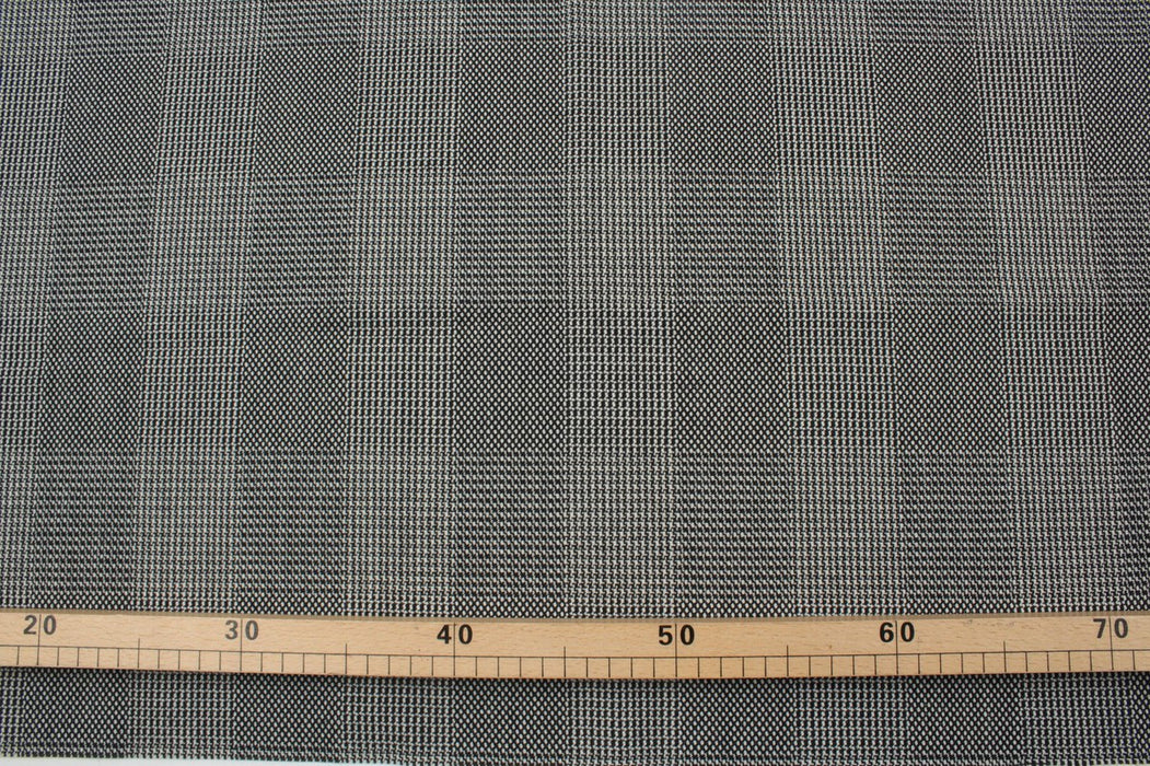 Premium Houndstooth Checks for Outwear - 100% Wool-Fabric-FabricSight