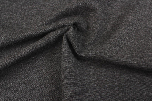 Premium Punto Roma - Grey Melange-Fabric-FabricSight
