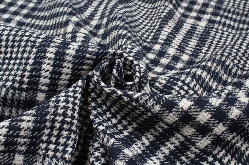 Prince of Wales Polyester/Cotton Fabric - Stretch - M.O.Q 30 Mts-Fabric-FabricSight