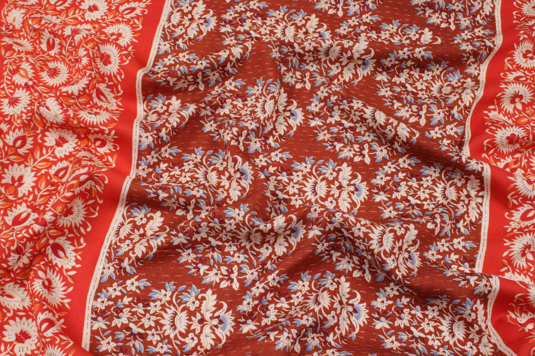 Printed Viscose Voile - Floral-Surplus-FabricSight
