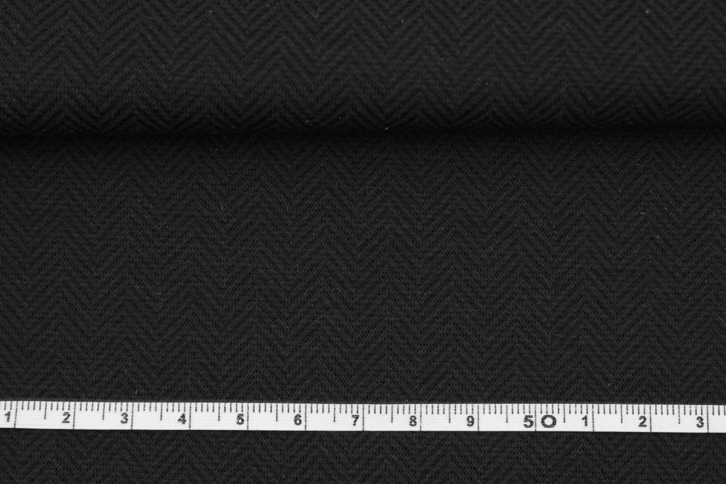 Punto Roma Chevron print-Fabric-FabricSight