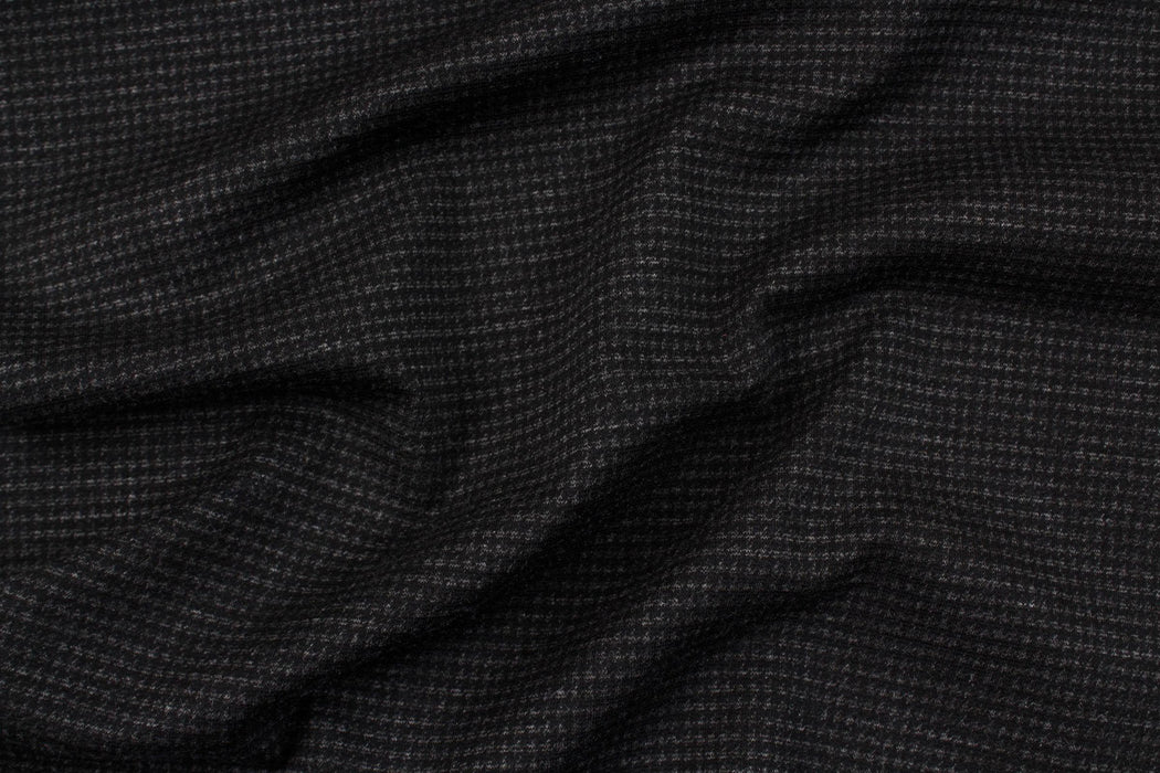 Punto Roma Houndstooth print-Fabric-FabricSight