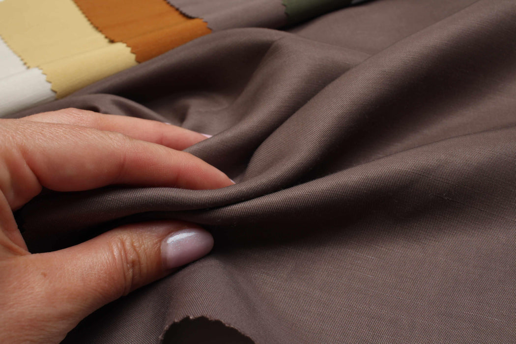 Rayon–Ecovero–Linen Twill – Soft, Fresh & Naturally Refined-Fabric-FabricSight