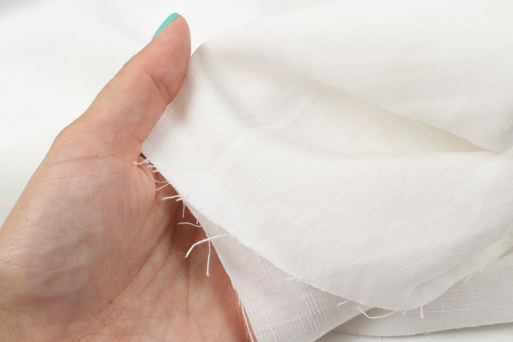 Rayon Linen with Slubbed Yarn for Dresses and Tops-Fabric-FabricSight