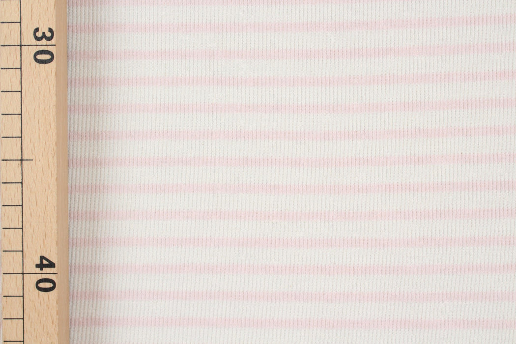 Recycled Cotton Summer Stripes-Fabric-FabricSight
