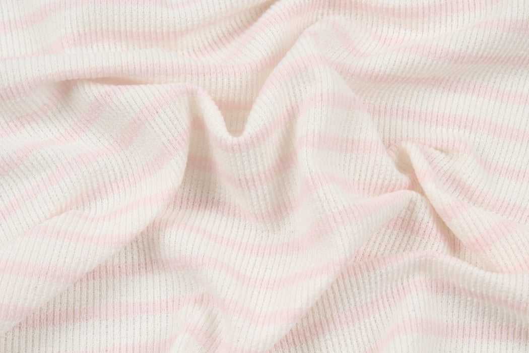 Recycled Cotton Summer Stripes-Fabric-FabricSight