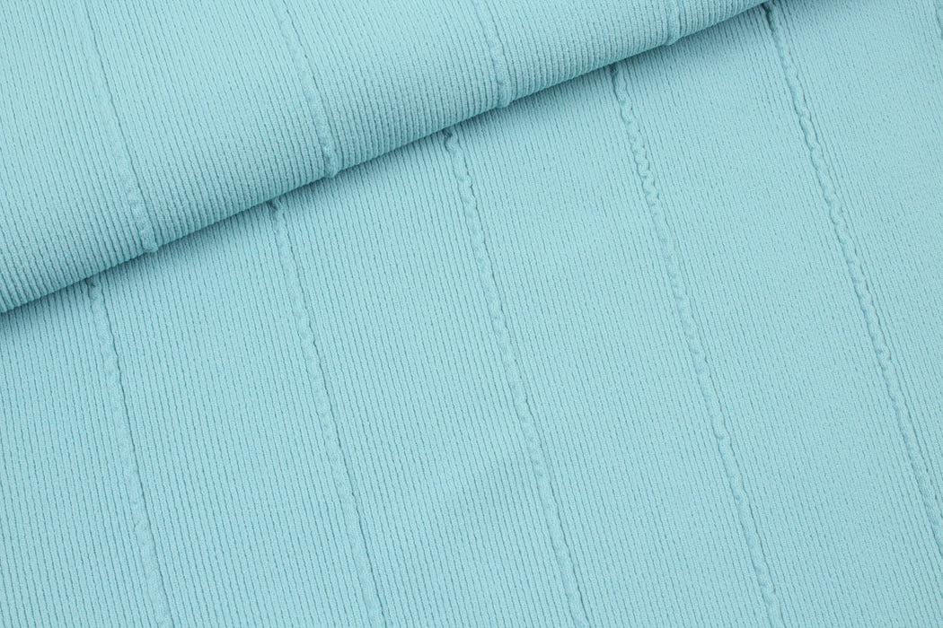 Recycled Polyamide Textured Rib for Swimwear - Stripes-Fabric-FabricSight