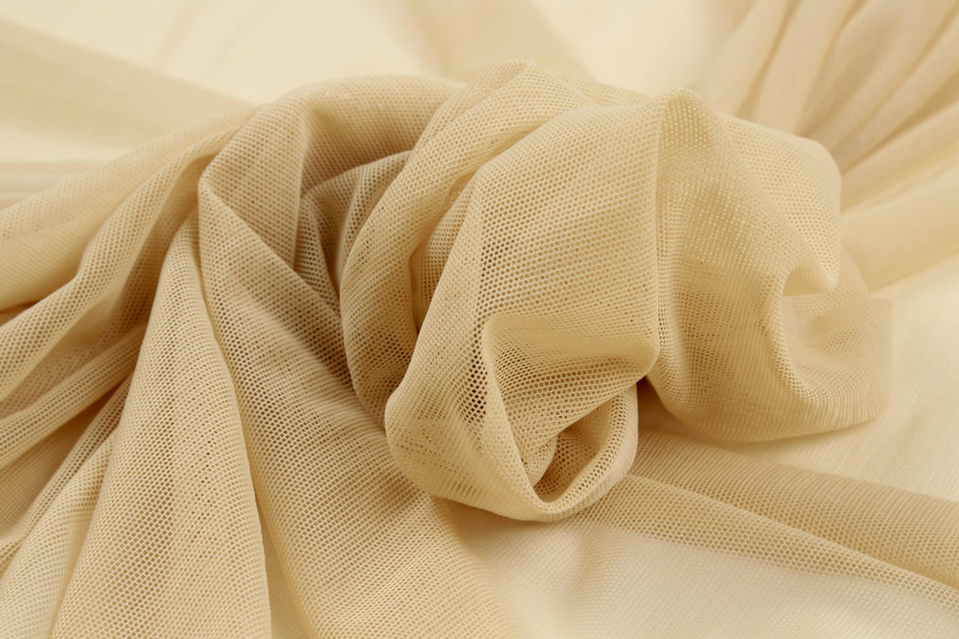 Recycled Polyamide Tulle with Vegetable Dyes - Stretch - 7 Colors Available-Fabric-FabricSight