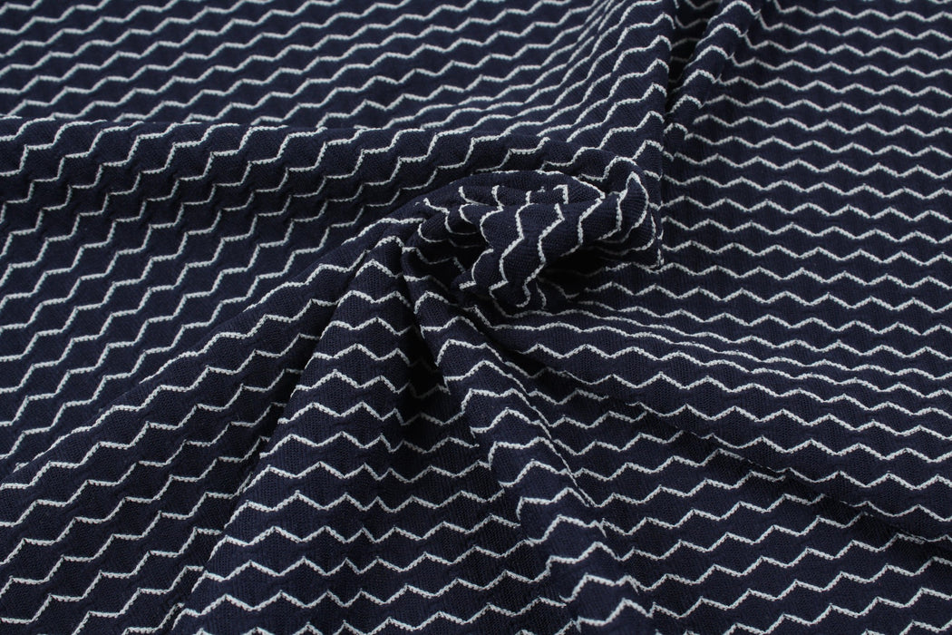 Recycled Polyamide blend Jacquard Jersey for Swimwear-Fabric-FabricSight
