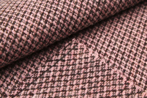Recycled Wool Blend - Bicolour Small Pattern-Fabric-FabricSight