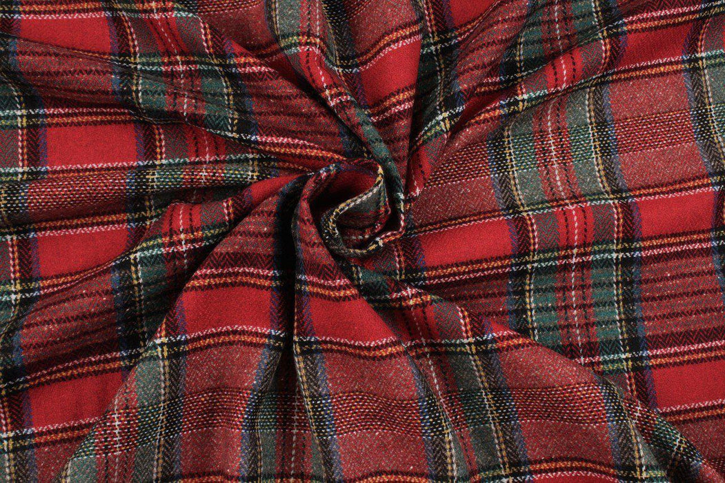 Recycled Wool Blend - Tartan-Fabric-FabricSight