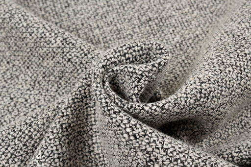 Recycled Wool Blend for Coats - Melange Look Tweed-Fabric-FabricSight