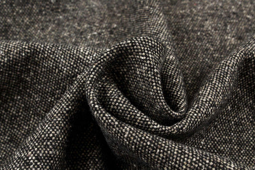 Recycled Wool Blend with Silk - Micro-Pattern-Fabric-FabricSight