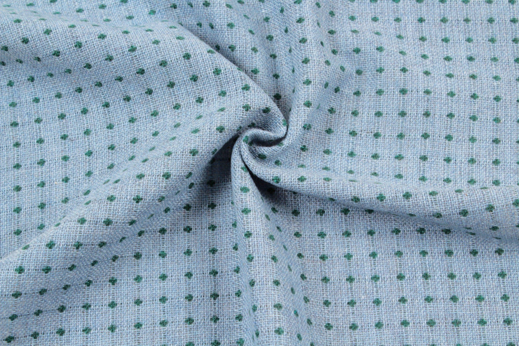 Recycled Wool - Spots/Checks-Fabric-FabricSight