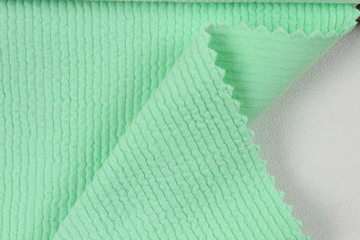 Ribbed Tricot Made of Recycled Polyamide for Swimwear - Stretch-Fabric-FabricSight