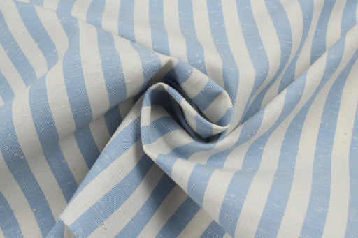 Rustic Slubbed Cotton - Sako Stripes and Checks-Fabric-FabricSight