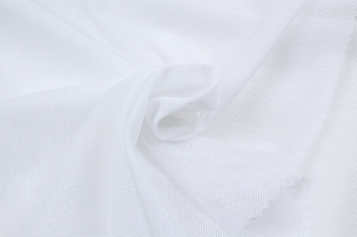 Seaqual™ Recycled Polyester Eyelet Mesh - Natural Stretch - 2 Colors Available-Fabric-FabricSight