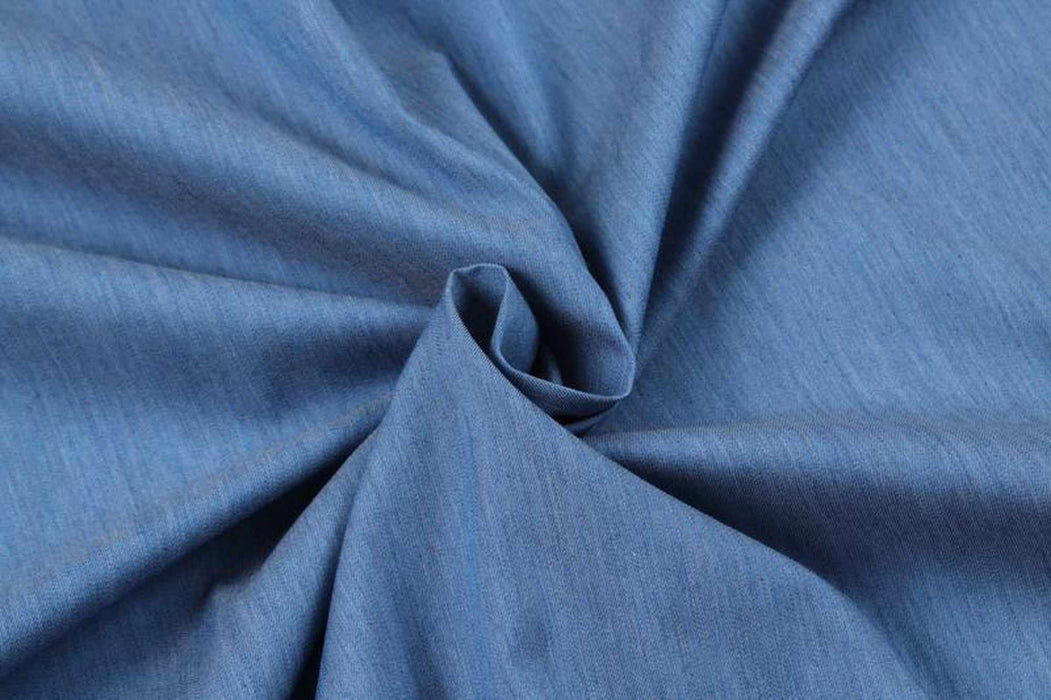 Shirting Cotton Imitation Indigo - Stretch-Fabric-FabricSight